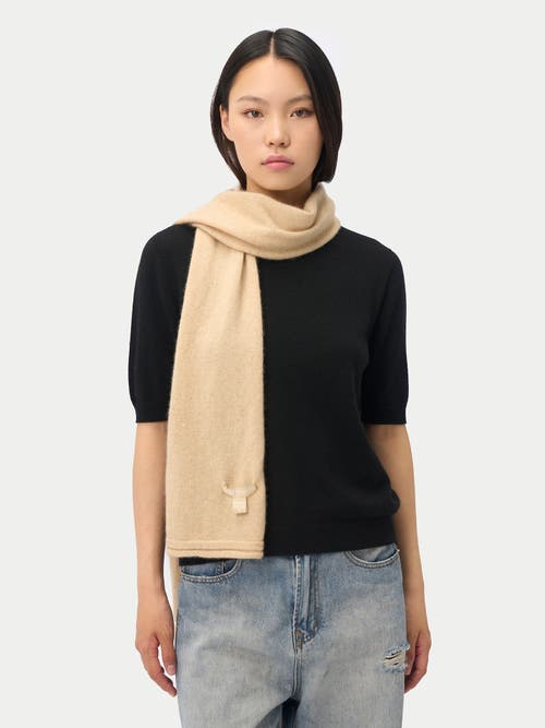 Gobi Cashmere Cashmere Jersey Knit Scarf In Neutral