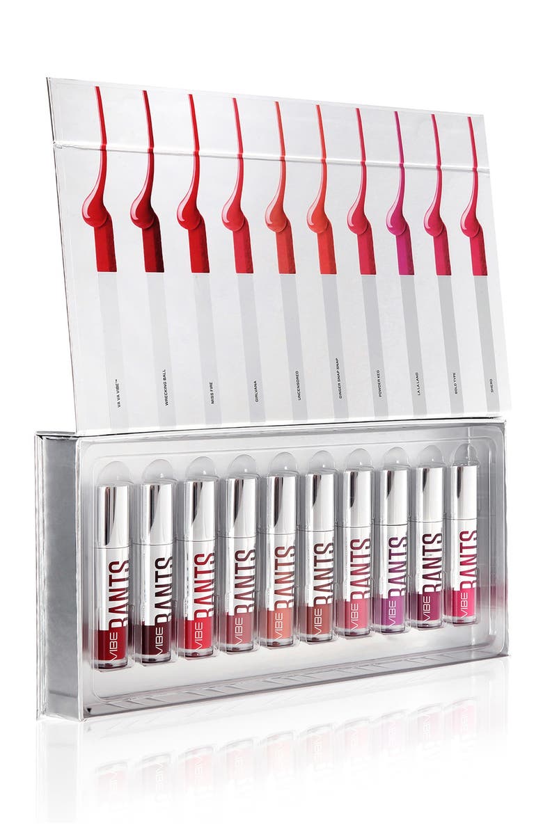 VIBE COSMETICS Rants High Volume Liquid Lipstick Stash, Main, color,