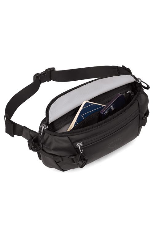 Osprey Transporter 3-liter Belt Bag In Raven Black/black