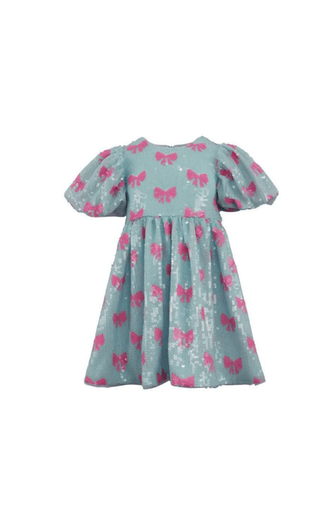 Pretty Bows Sequin Dress
