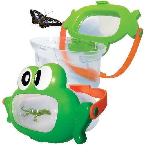 Nature Bound Critter Box, Frog Lid Insect Catcher with Magnified Windows Kids 3+ in Multicolored  product
