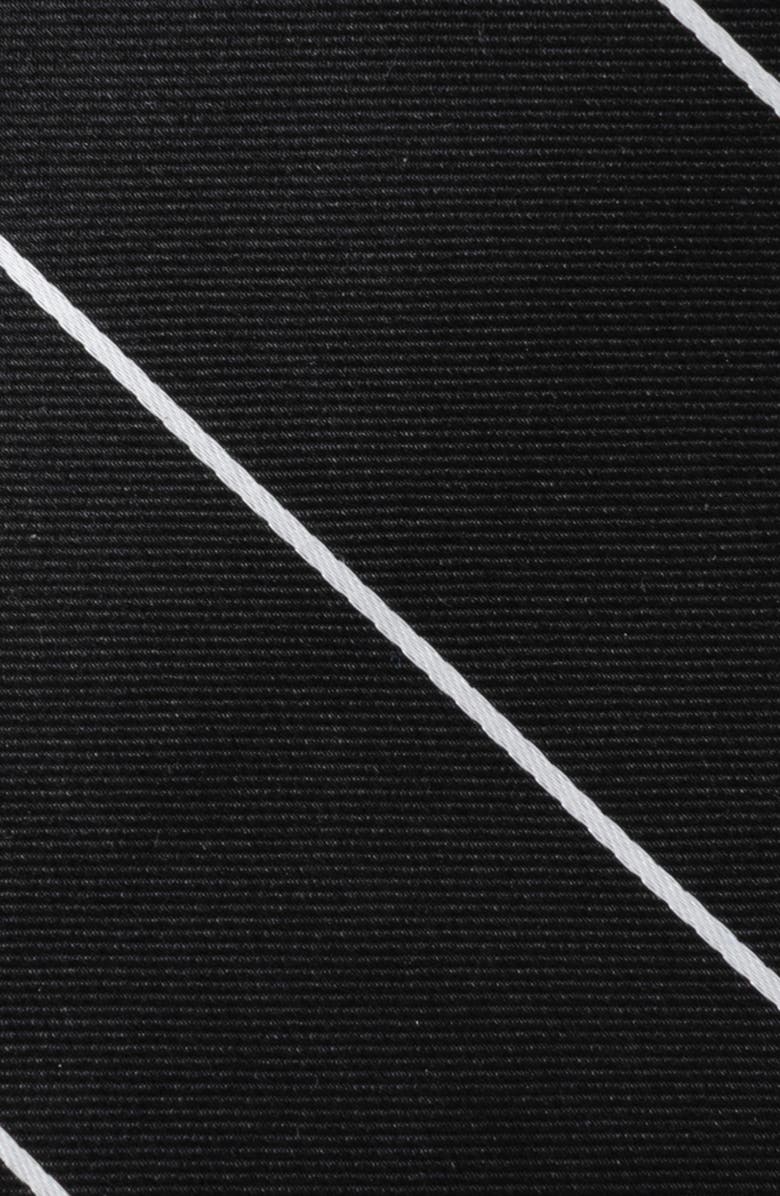 Cufflinks, Inc. Black Stripe Silk Tie, Alternate, color, Black