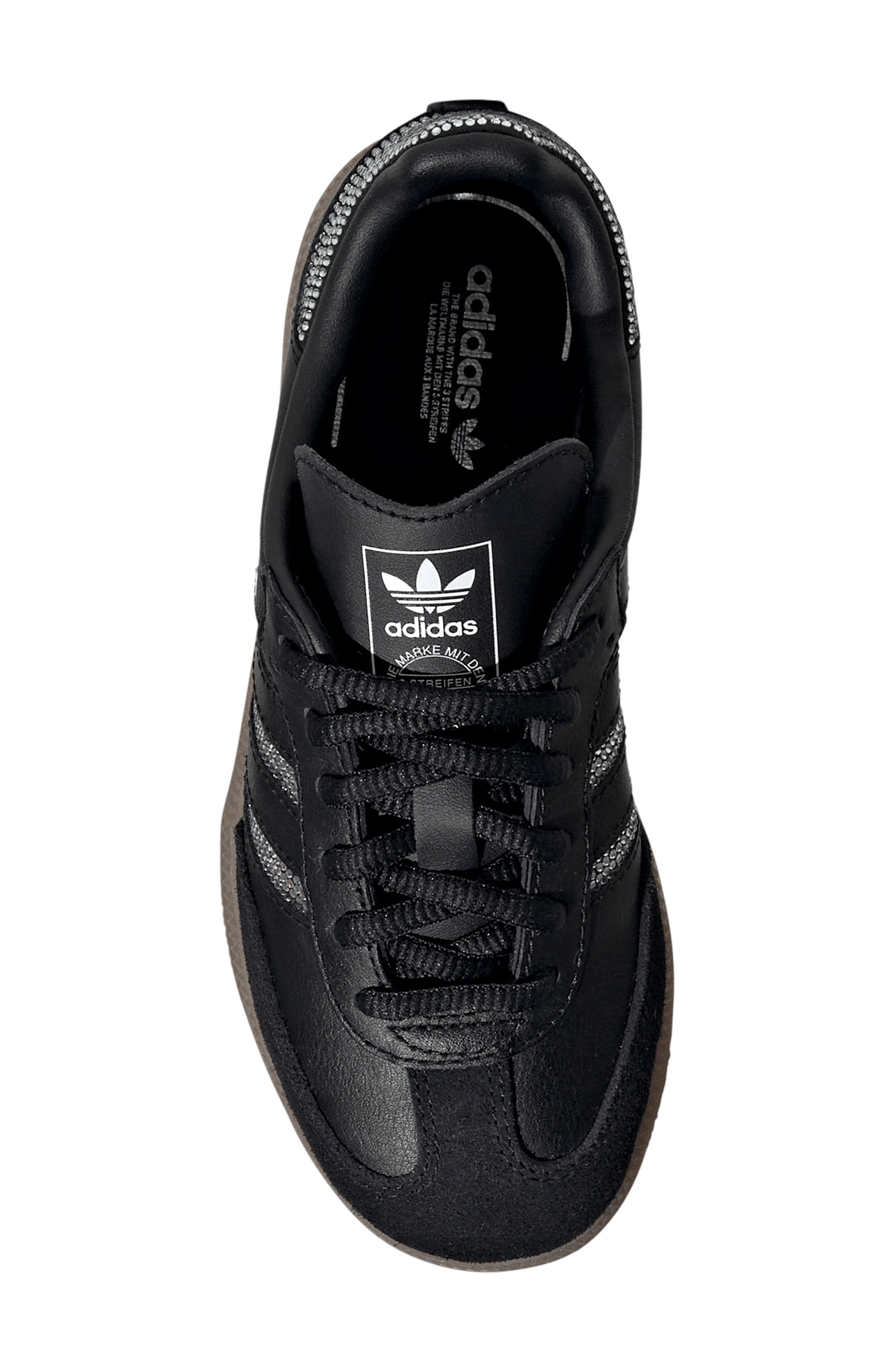 Kids' Samba OG Sneaker, Alternate, color, CORE BLACK/ SILVER
