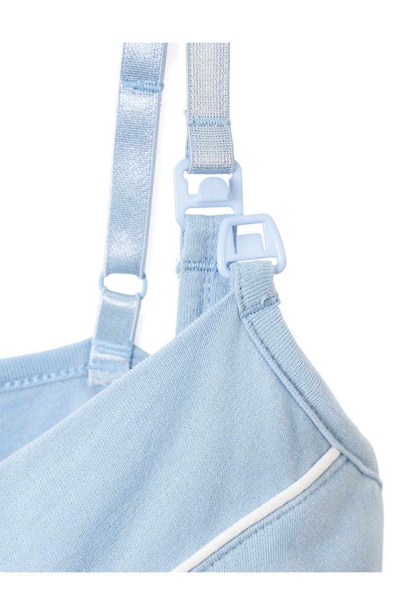 Petite Plume The Cozy Maternity Tank, Pants & Robe Set, Alternate, color,