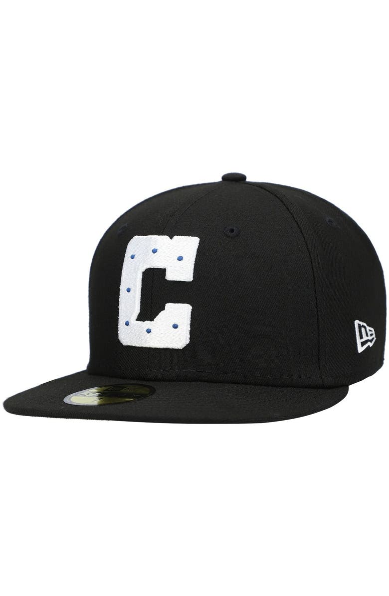 New Era Men's New Era Black Indianapolis Colts Omaha 59FIFTY Fitted Hat, Main, color, Black