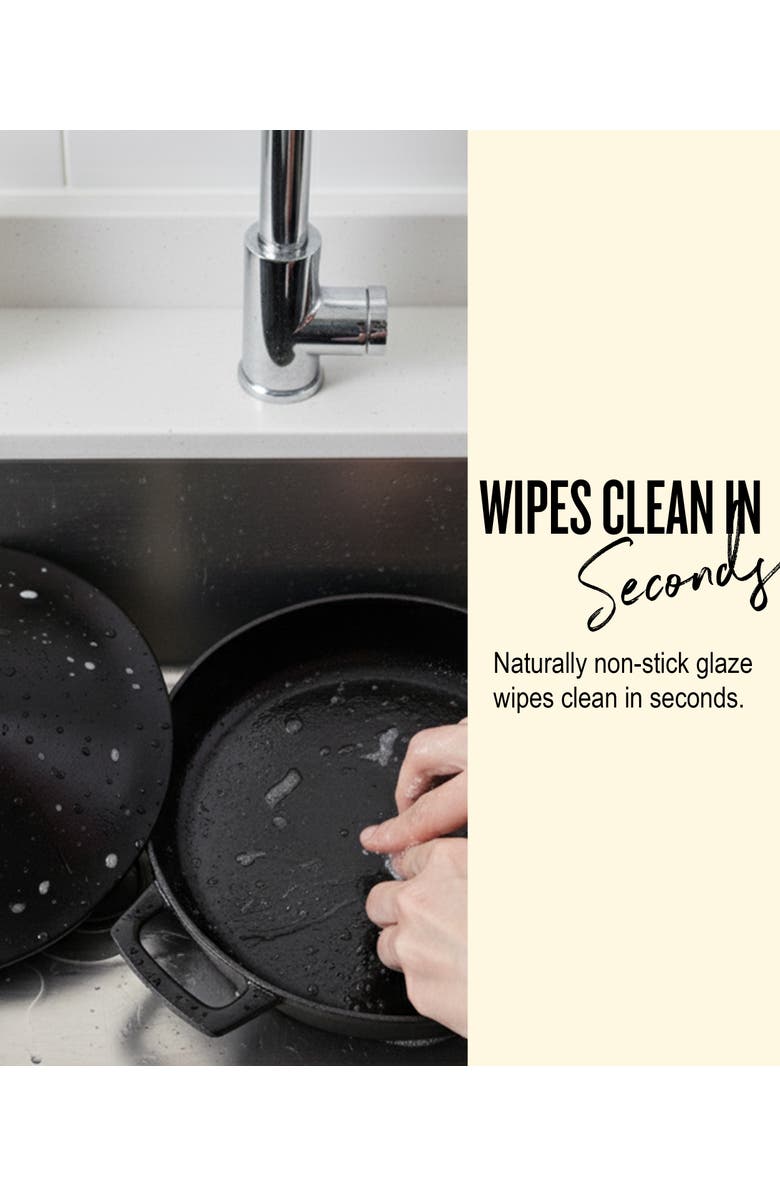 Alva Nori 3Qt Enameled Cast Iron Tagine Pot, Alternate, color, Black