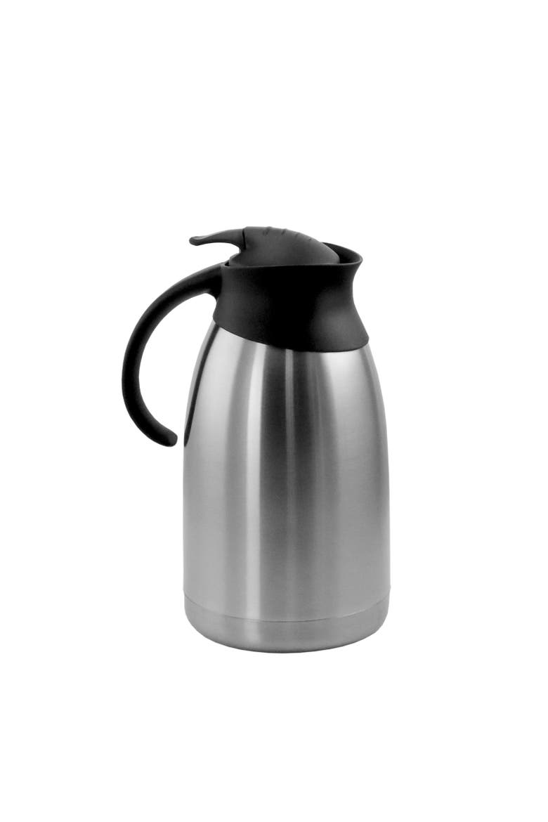 2.11 Quart Stainless Steel Thermal Beverage Carafe for Coffee and Tea, Alternate, color, Silver