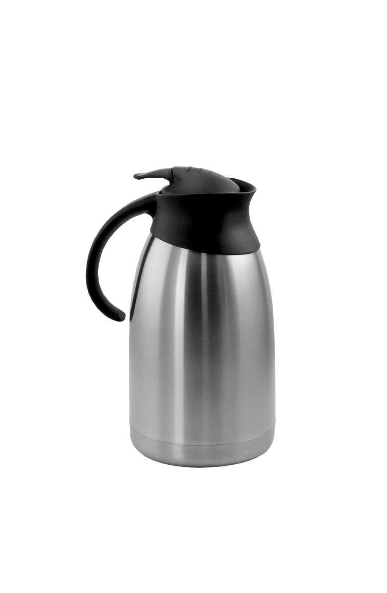Megachef 2.11 Quart Stainless Steel Thermal Beverage Carafe for Coffee and Tea, Alternate, color, Silver