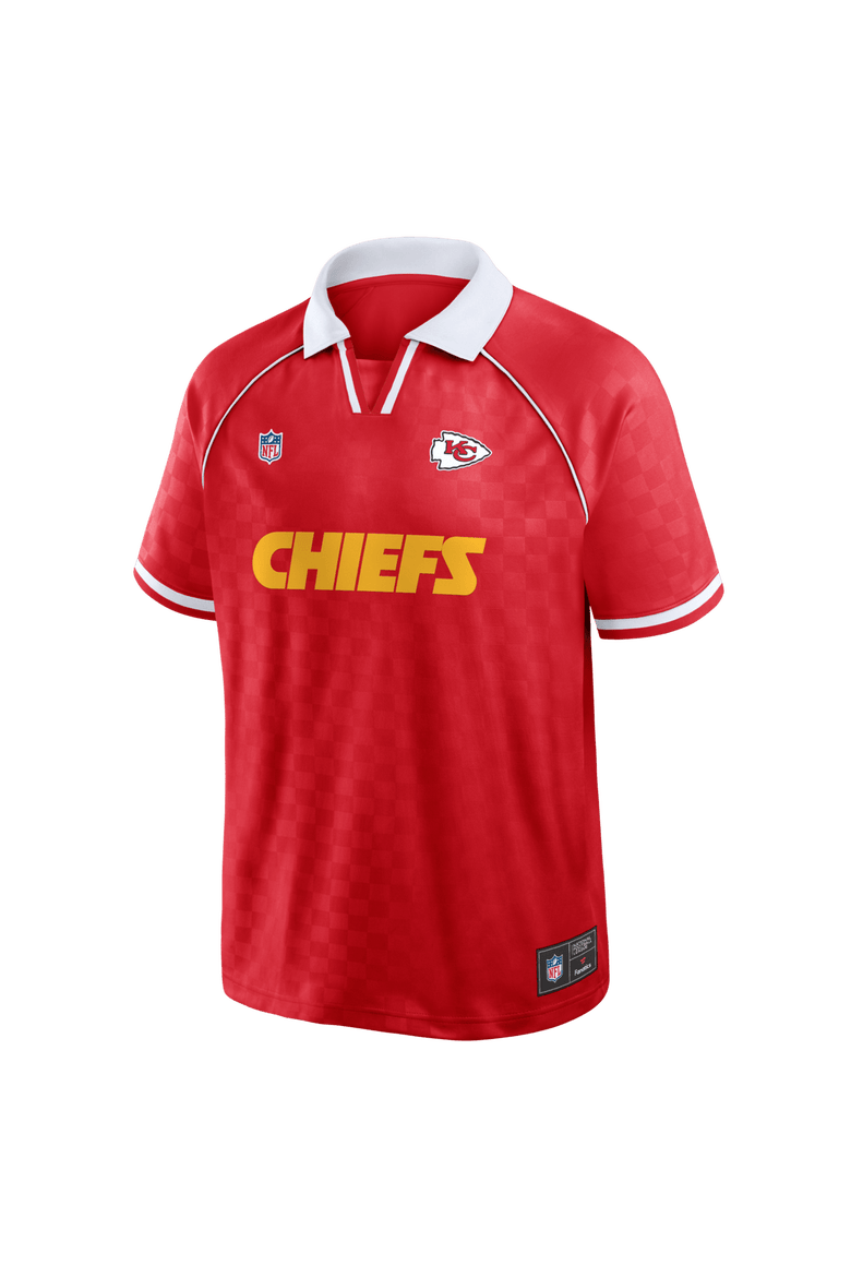 Men's Fanatics Red/White Kansas City Chiefs Homerun Raglan V-Neck Polo, Alternate, color, Red