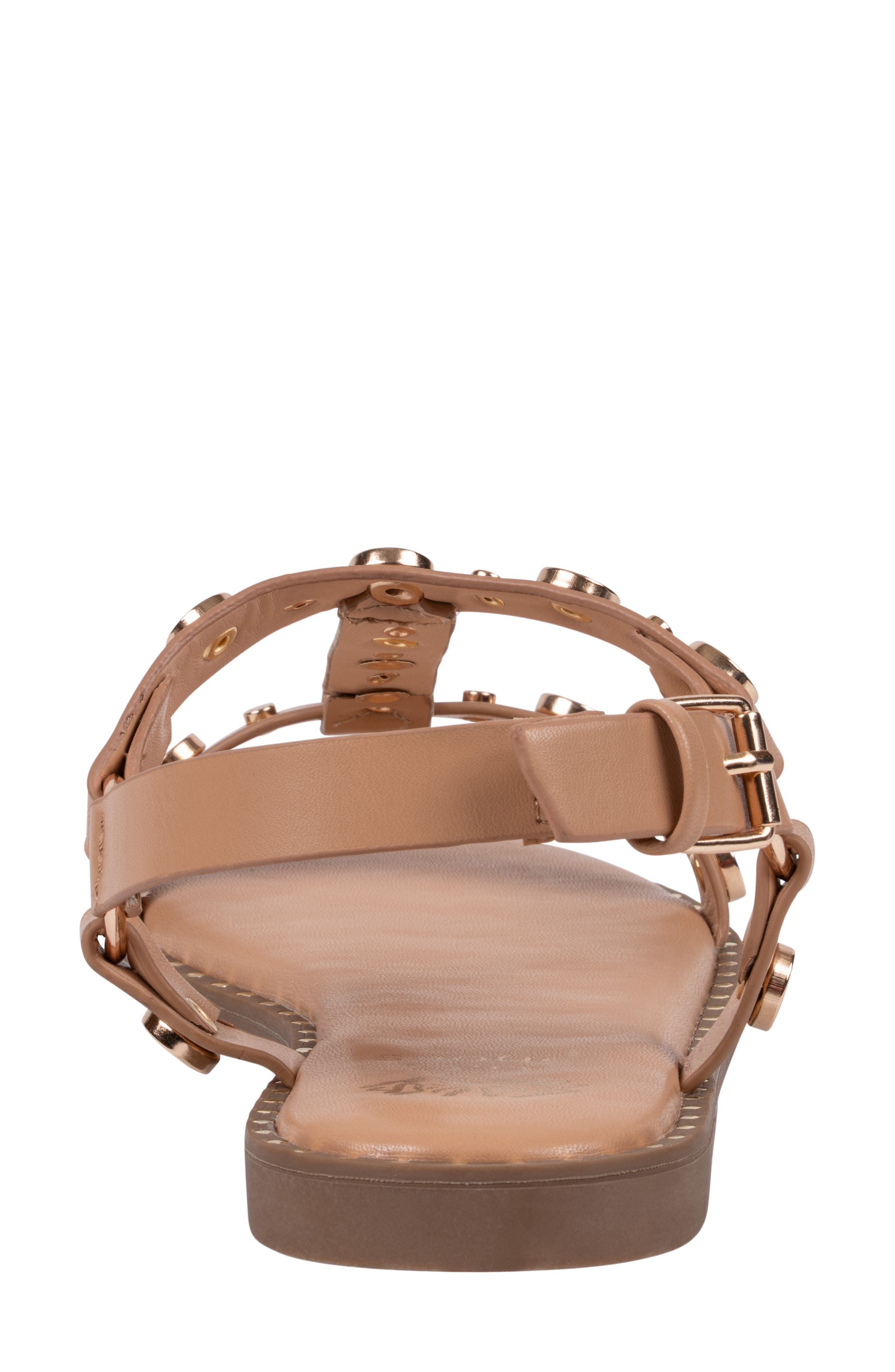 Trinity Studded Sandal, Alternate, color, TAN