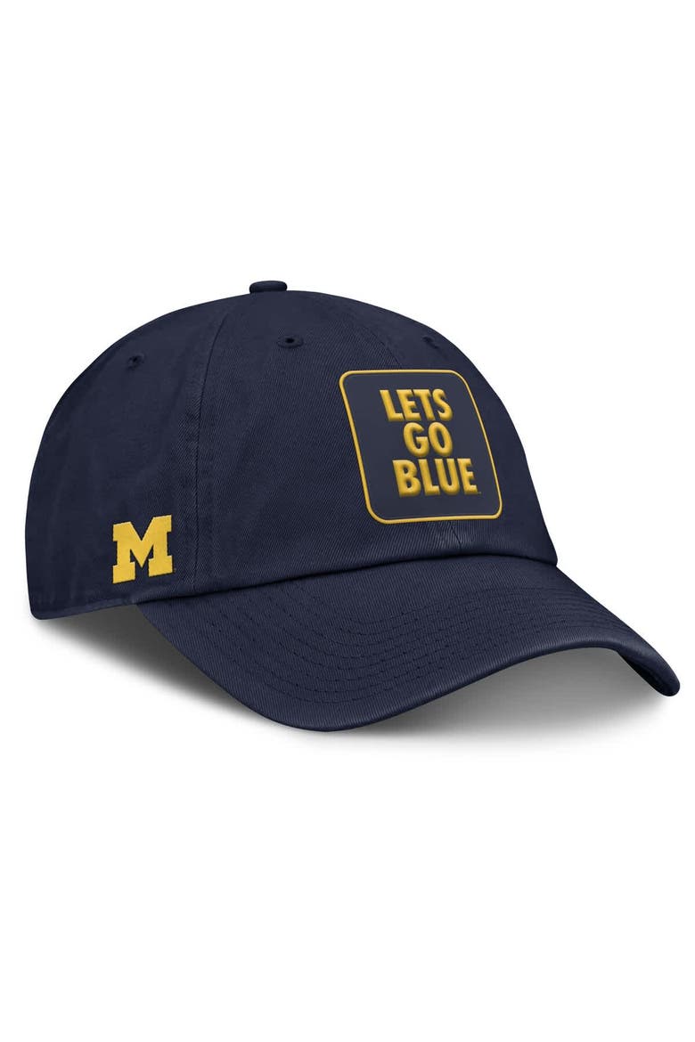 Men's Jordan Brand Navy Michigan Wolverines Local Club Adjustable Hat, Alternate, color, Navy