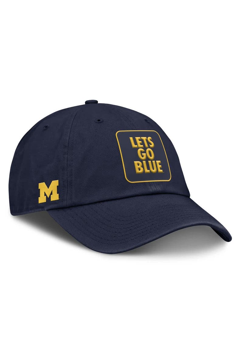 Jordan Brand Men's Jordan Brand Navy Michigan Wolverines Local Club Adjustable Hat, Alternate, color, Navy