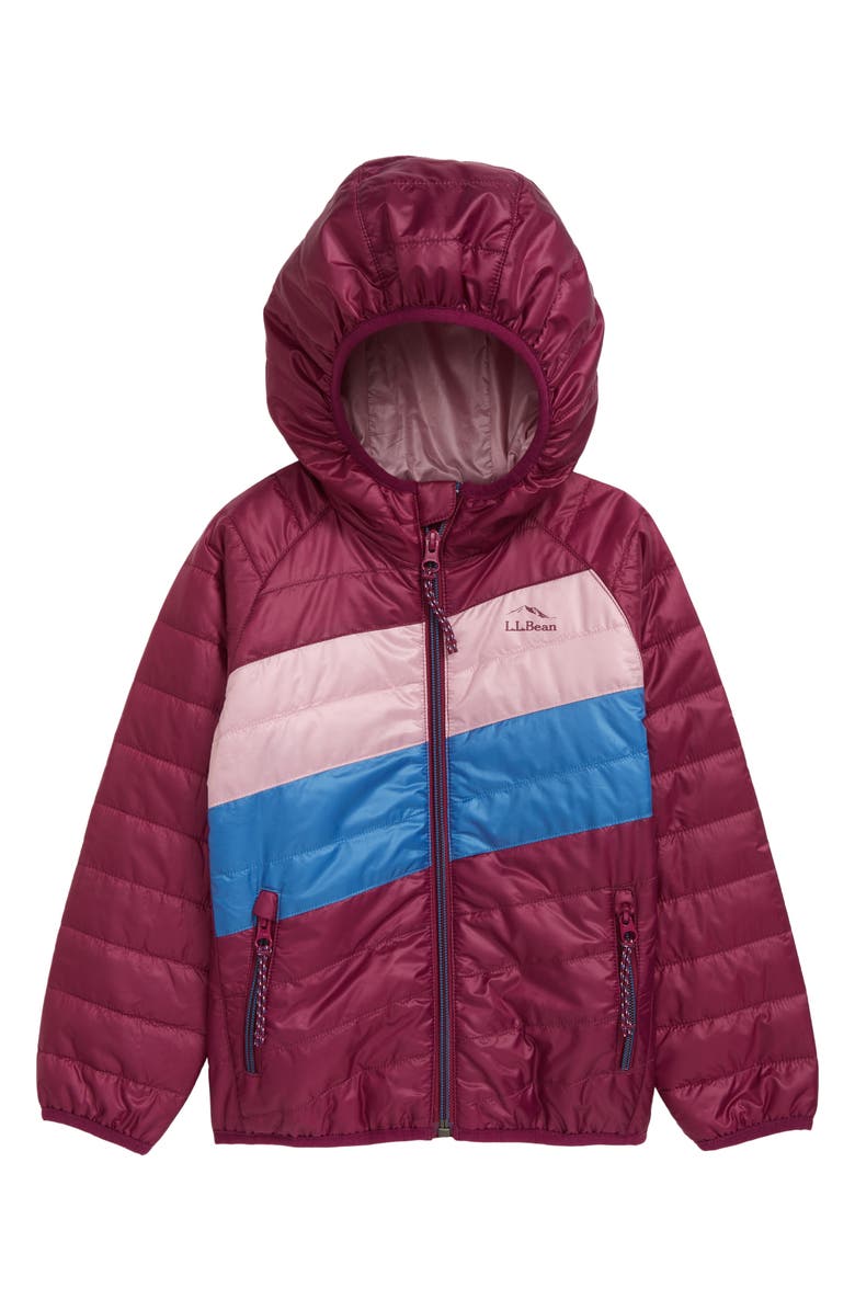 L.L.Bean Kids' Colorblock Puffer Jacket, Main, color, 