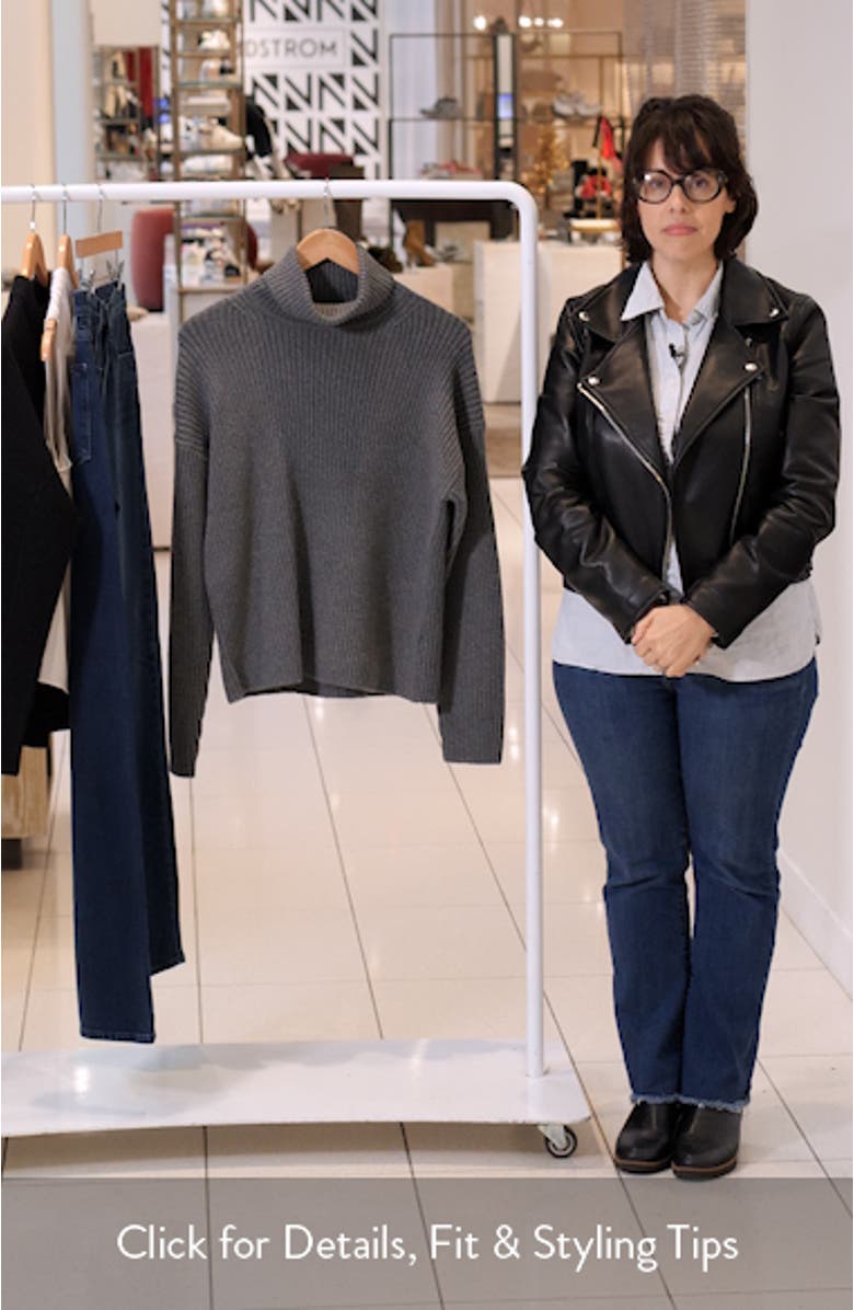 Isla Rib Turtleneck Sweater, sales video thumbnail