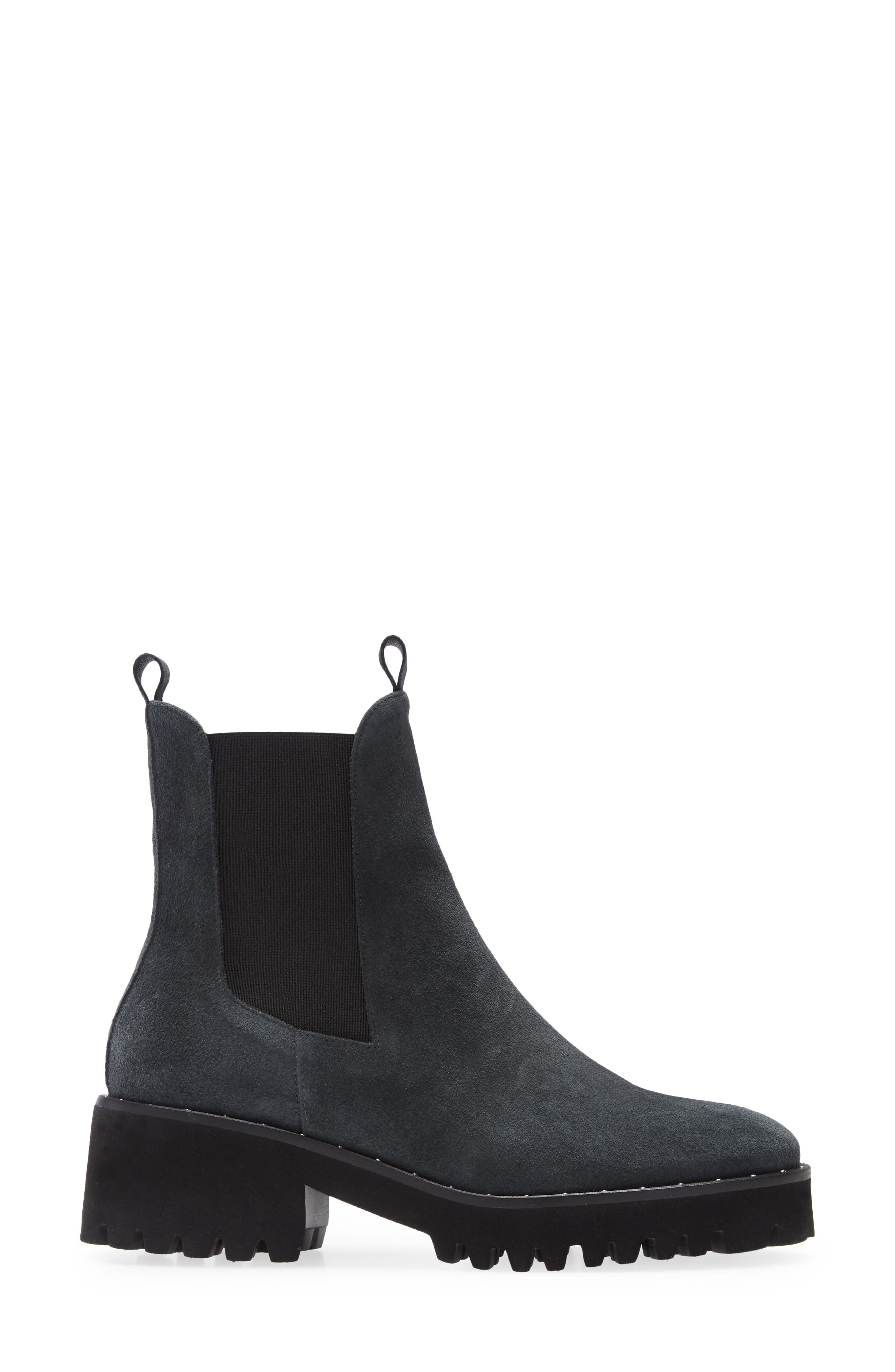 Frēda Salvador Brooke Waterproof Chelsea Boot, Alternate, color, CHROME SUEDE
