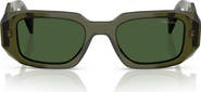 Prada 51mm Rectangular Sunglasses