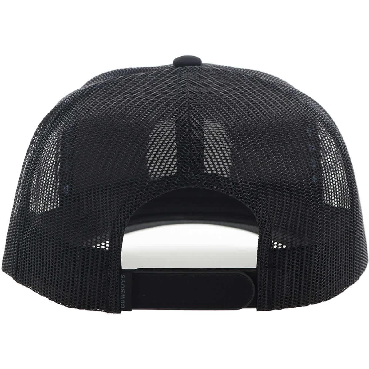 HOOEY Men's HOOey Black Dallas Cowboys Patch Rope Trucker Adjustable ...