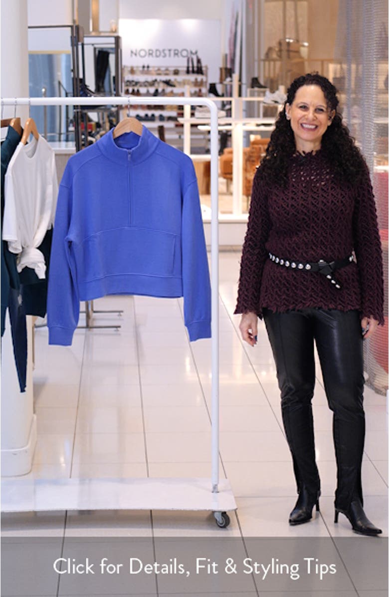 Skyloft Soft Half Zip Sweatshirt, sales video thumbnail