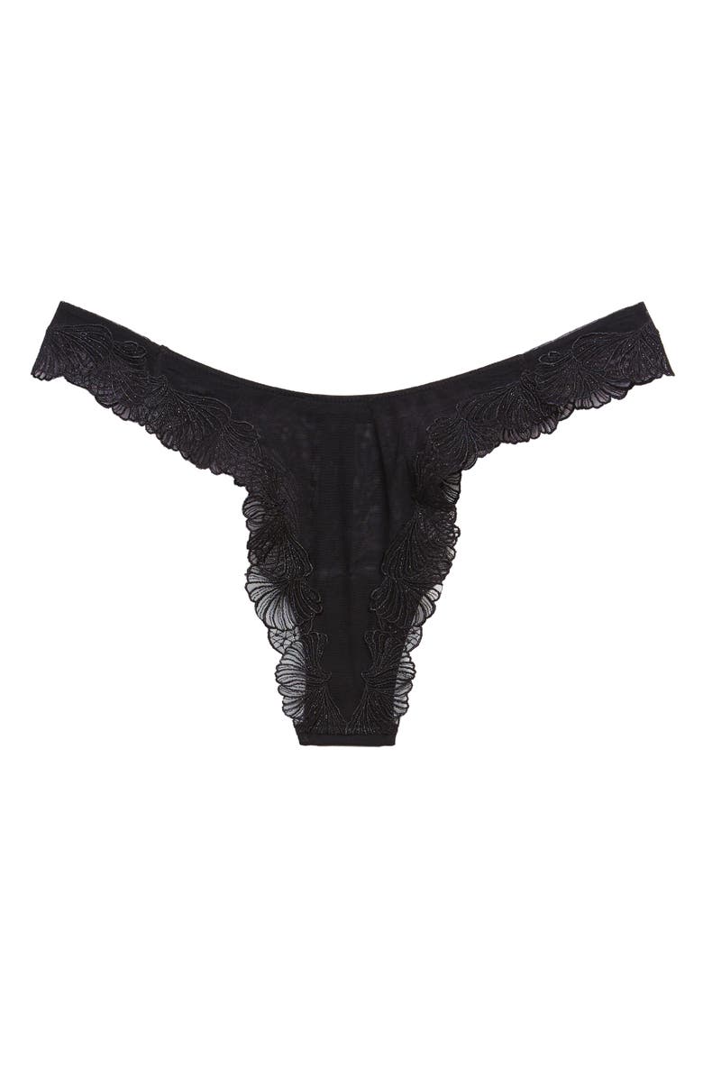 La Perla Camelia Brazilian Briefs, Main, color, 