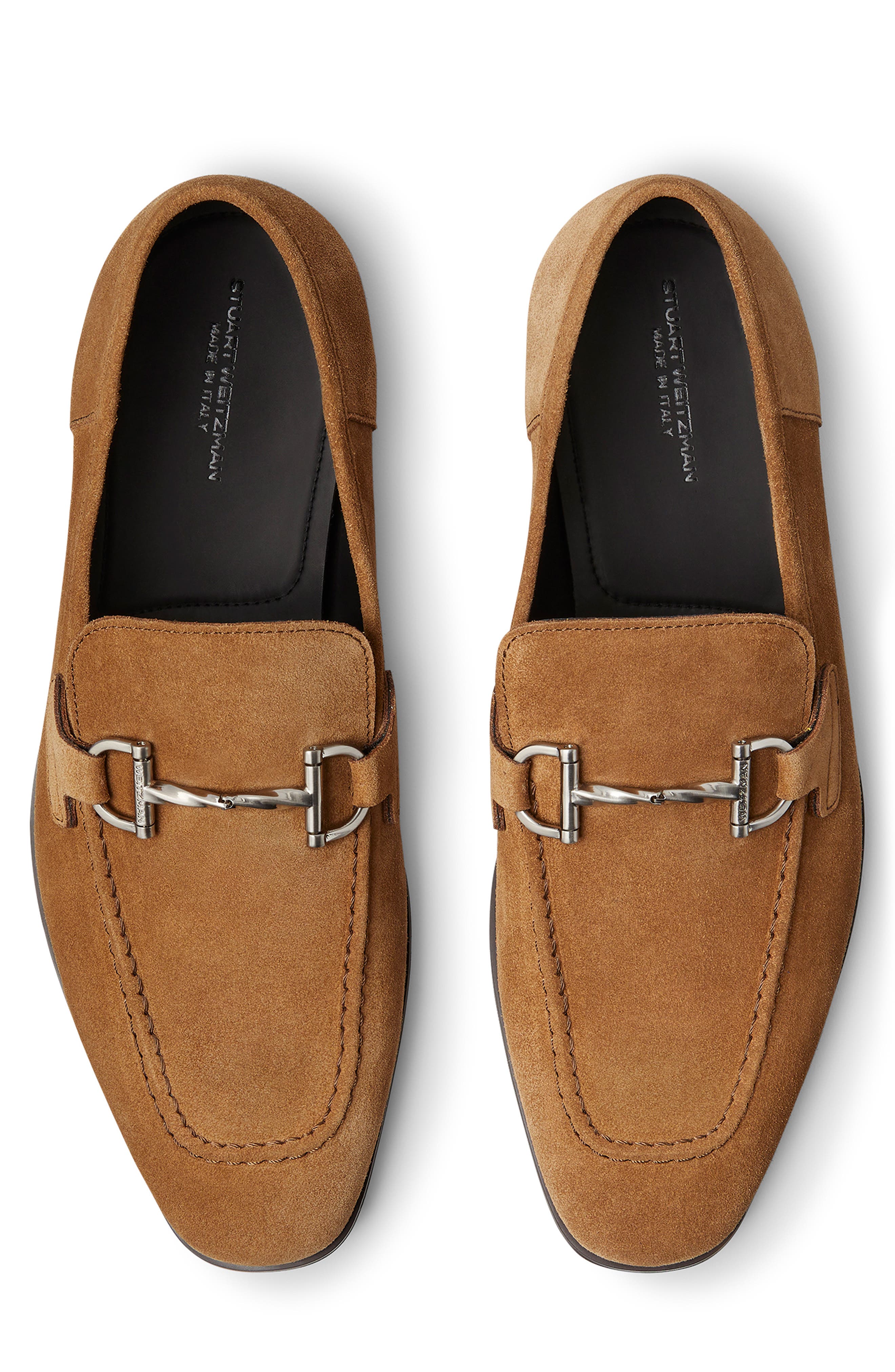 Stuart Weitzman Simon Twistbit Loafer, Alternate, color, Camel