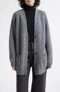 Johnstons of Elgin Norah Cashmere Donegal Rib Cardigan