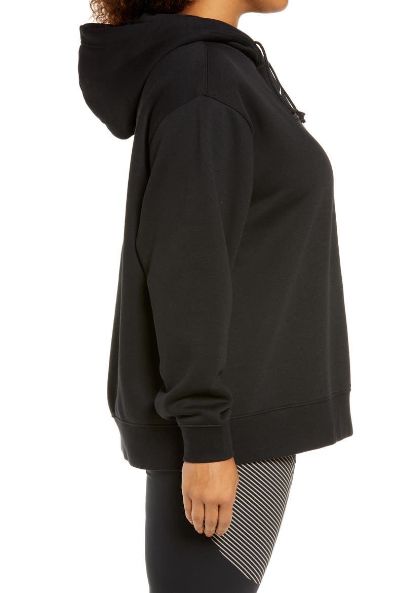 Sportswear Collection Essentials Hoodie, Alternate, color, BLACK/ WHITE