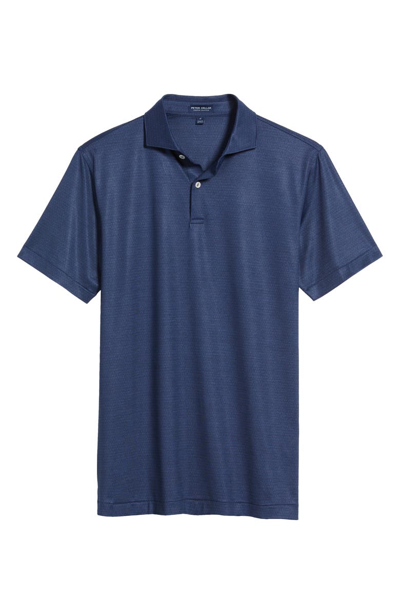 Peter Millar Crown Crafted Jukebox Performance Jersey Polo, Alternate, color, Navy