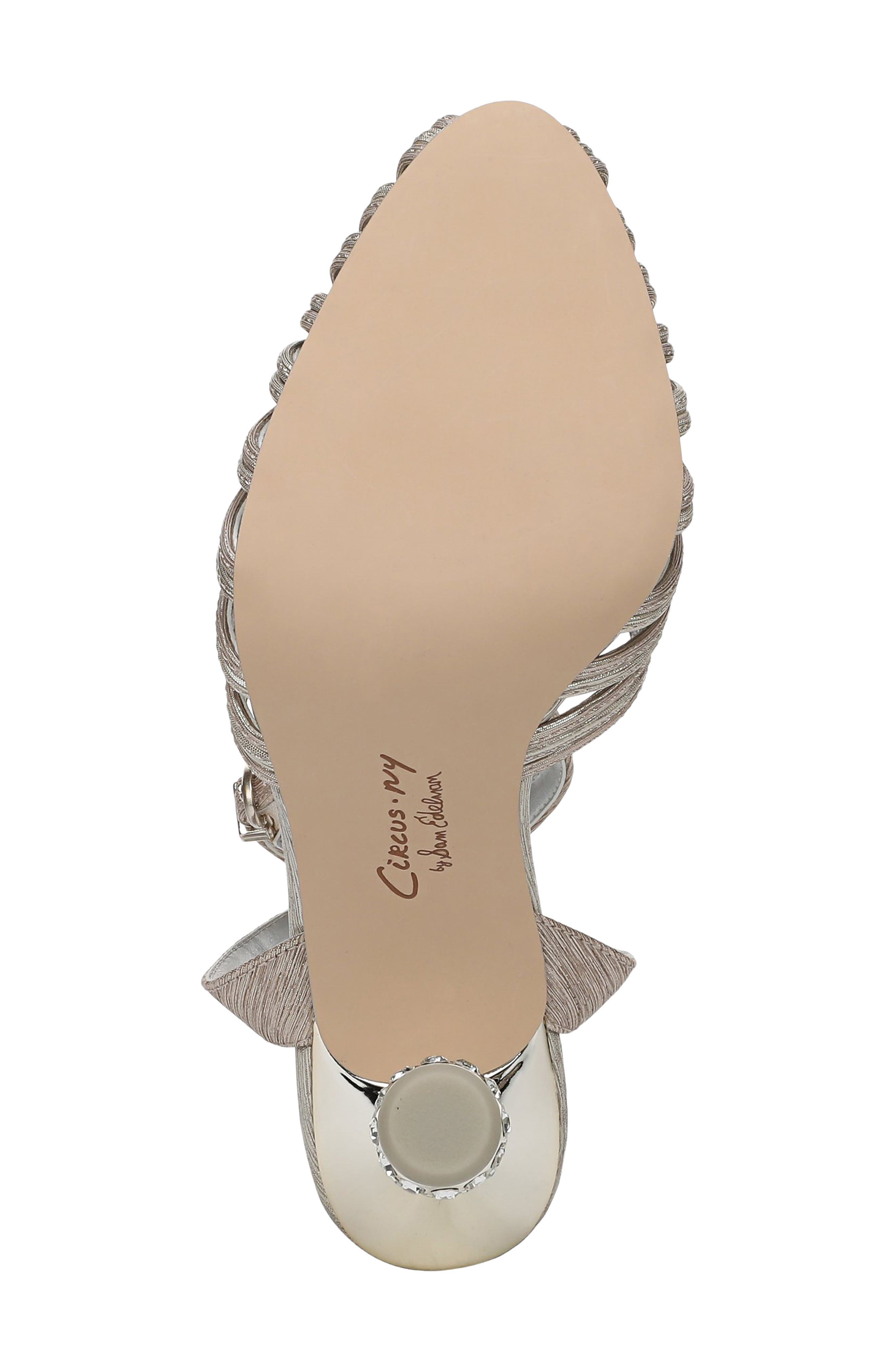 Circus NY by Sam Edelman Giana Ankle Strap Pump, Alternate, color, Champagne Silver Multi