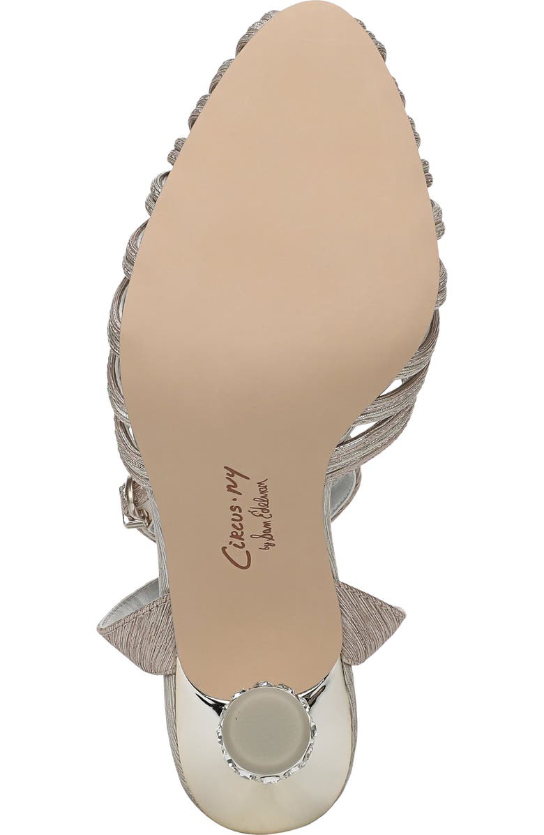 Circus NY by Sam Edelman Giana Ankle Strap Pump, Alternate, color, Champagne Silver Multi