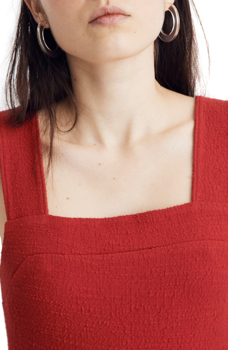 Madewell Texture & Thread Apron Bow Back Jumpsuit, Alternate, color, 