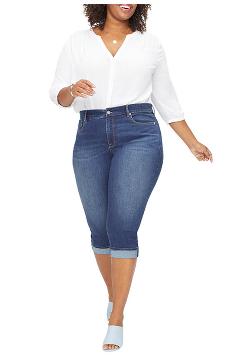 NYDJ Marilyn Cuffed Capri Jeans, Main, color,