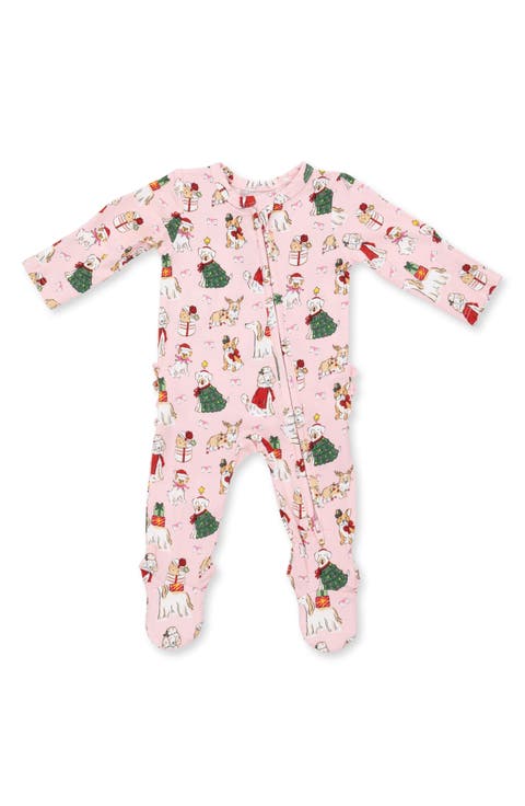 Ruffled Footie Pajamas