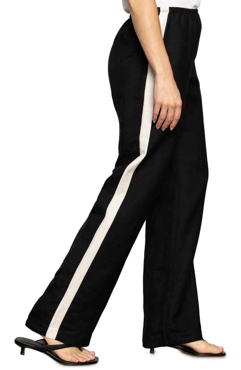 Sanctuary Casual Linen Blend Track Pants, Alternate, color,