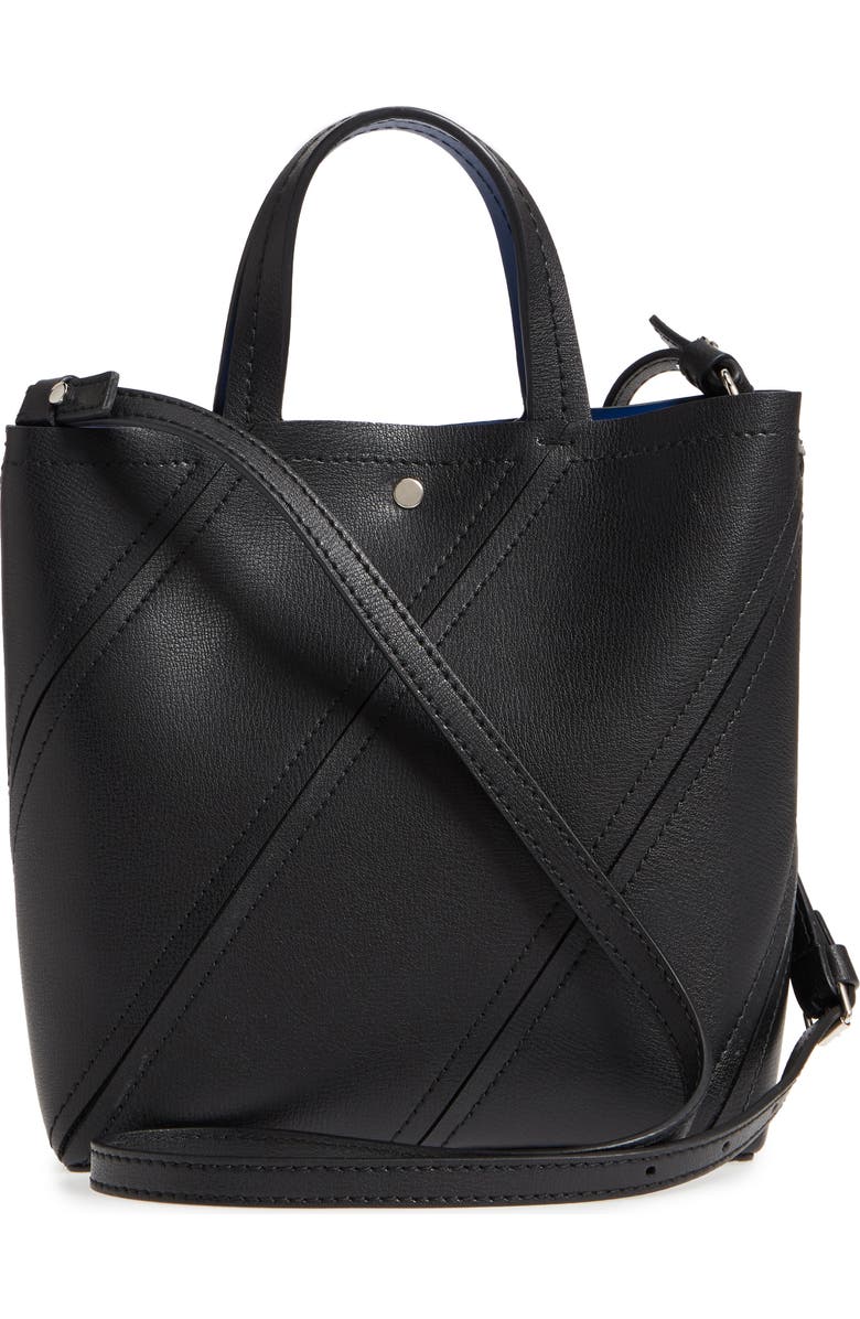 Proenza Schouler Mini Hex Whipstitch Calfskin Leather Tote, Alternate, color,