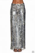 Alexia Admor Illy Wide Leg Sequin Pants