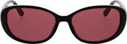 BCBGeneration '90s 38mm Oval Sunglasses
