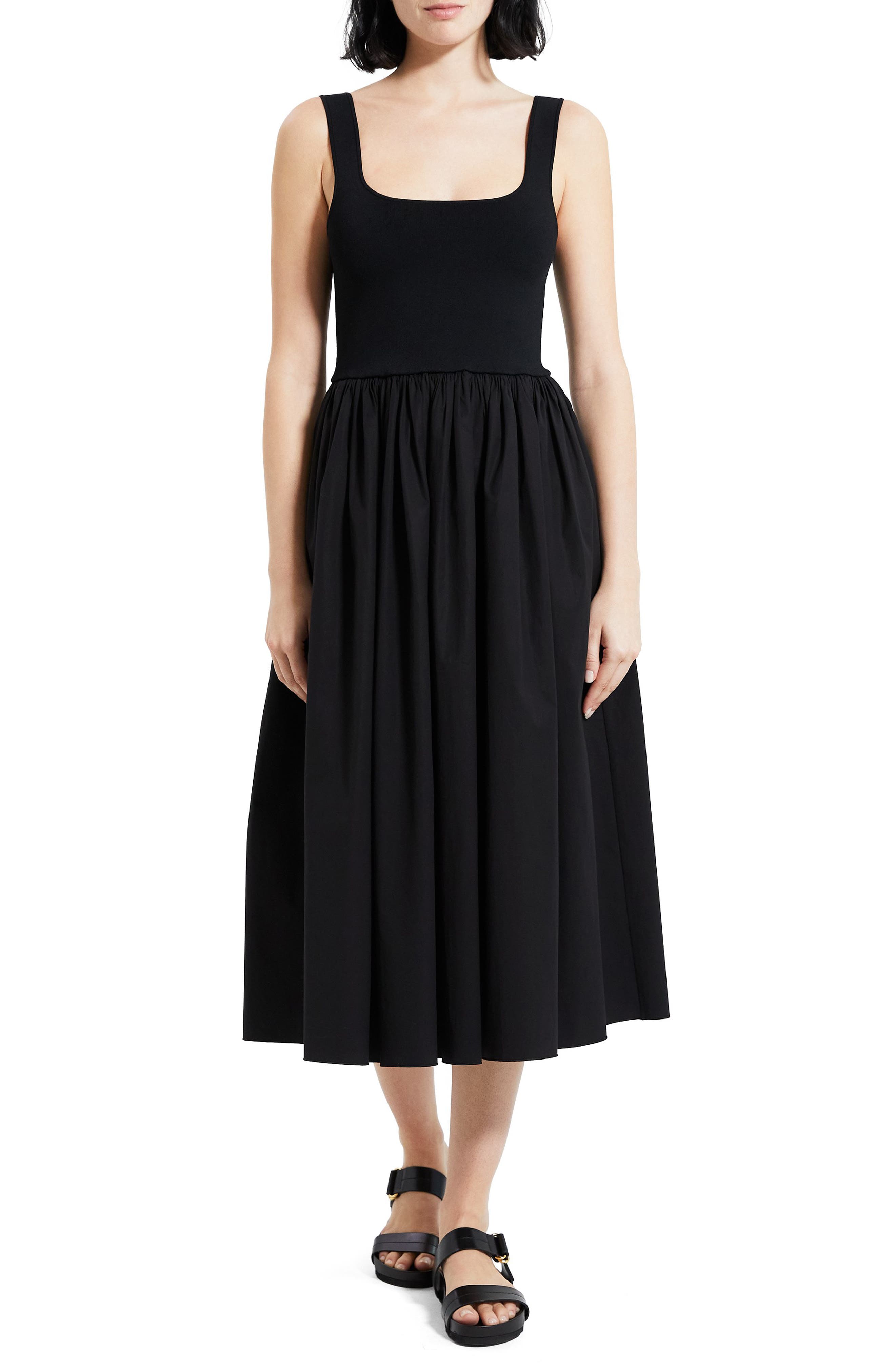 Theory Gloss Midi Dress