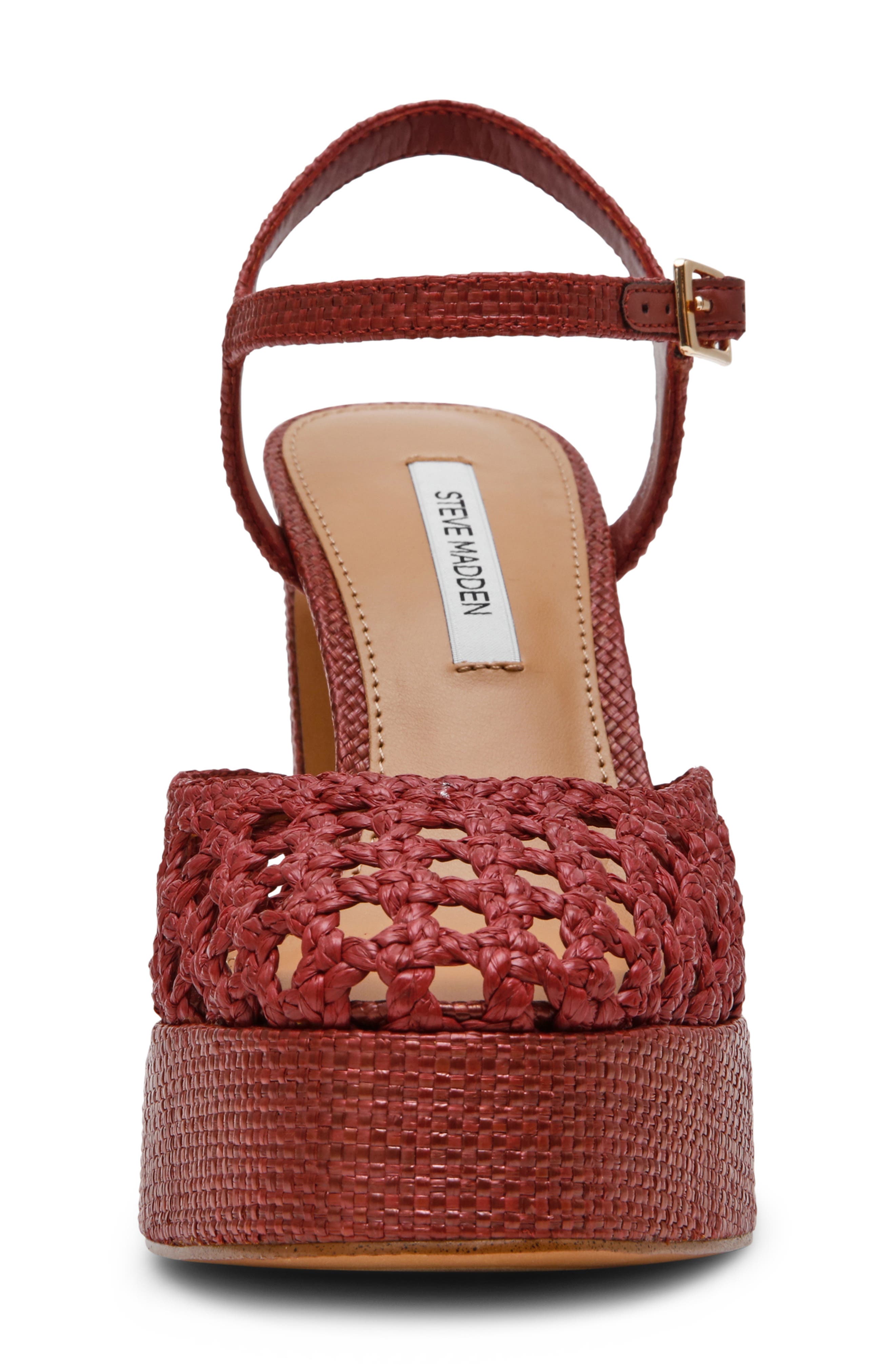 Lexie Ankle Strap Platform Pump, Alternate, color, RUST