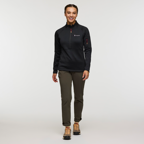 Cotopaxi Tempa Fleece Half-zip Pullover In Black
