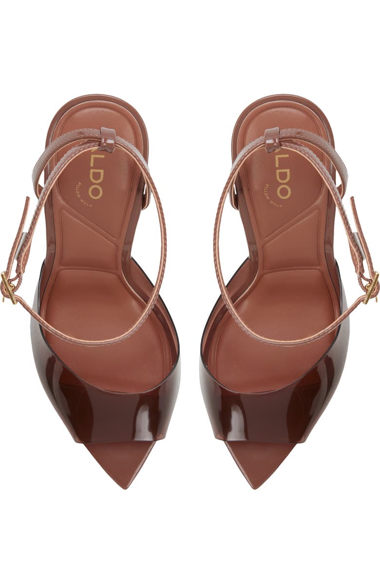 ALDO Belen Ankle Strap Peep Toe Sandal, Alternate, color,