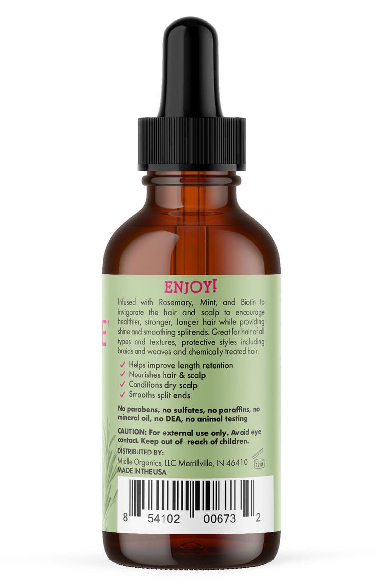 MIELLE Rosemary Mint Scalp & Hair Strengthening Oil, Alternate, color, 