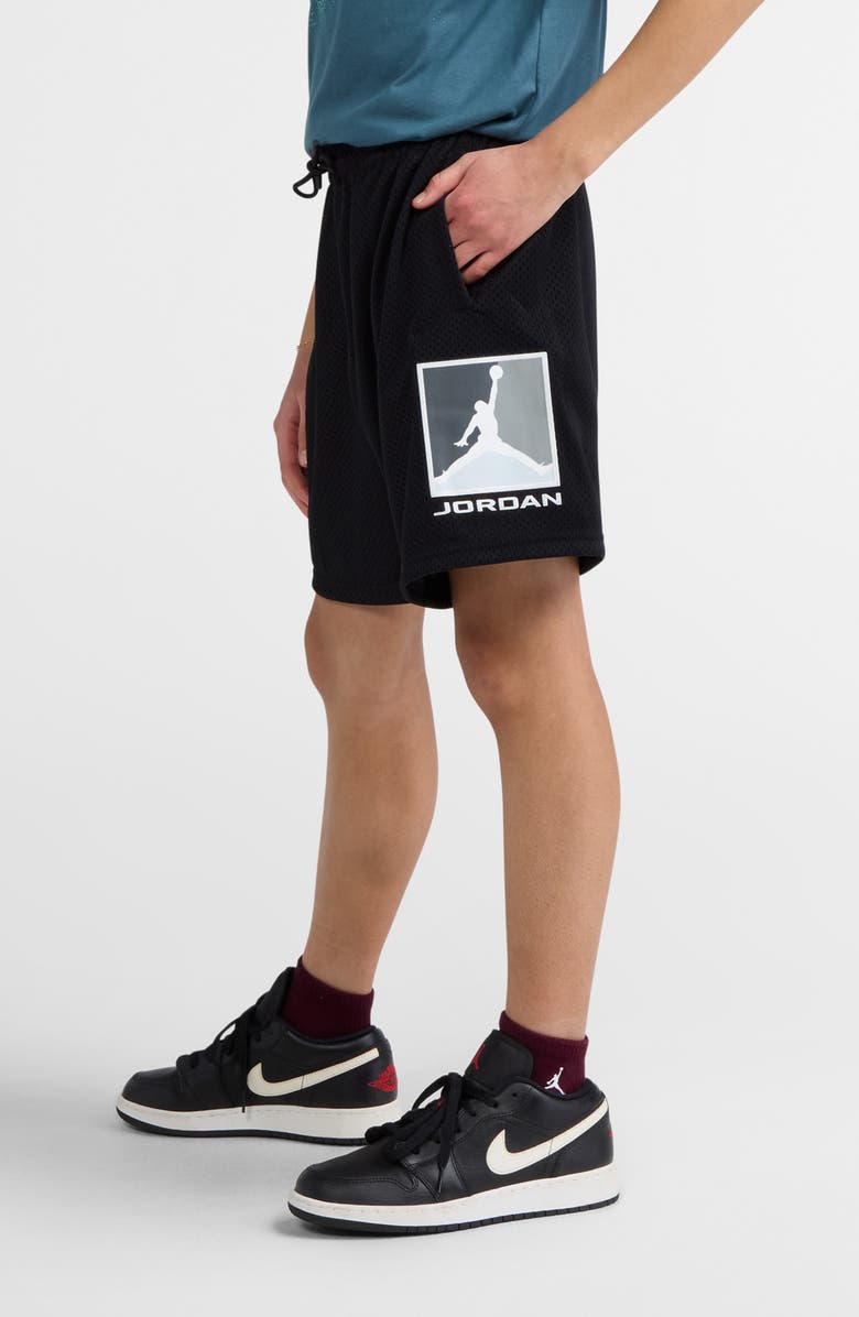 Jordan Kids' Jumpman Mesh Shorts, Alternate, color, Black