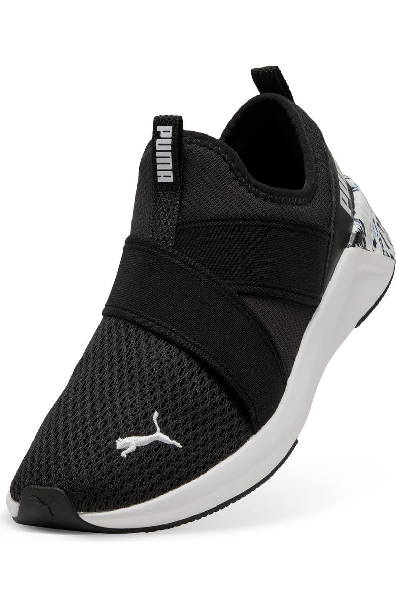 PUMA Softride Harli Slip-On Sneaker, Alternate, color, Puma Black- Tropic- White