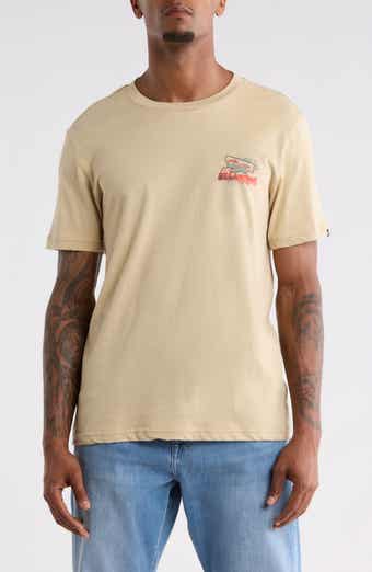 Halftone Wave Logo Graphic T-Shirt