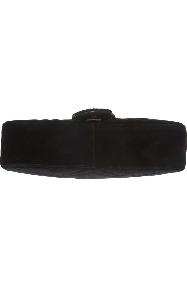 Gucci Medium GG Marmont 2.0 Matelassé Velvet Shoulder Bag, Alternate, color,