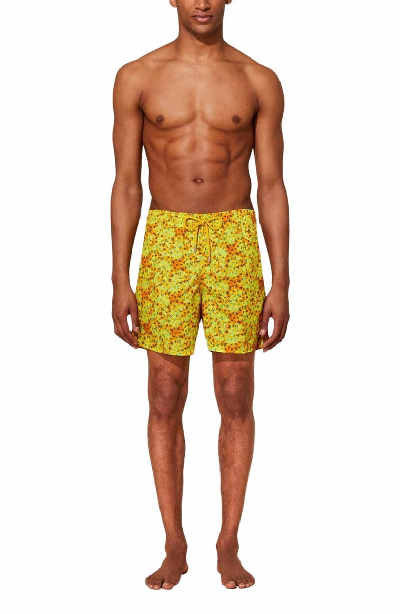 Vilebrequin Men's Micro Ronde Des Tortues Tie & Dye Swim Trunks, Alternate, color, 