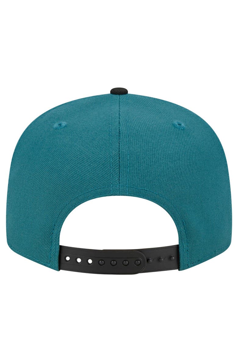 New Era Men's New Era Midnight Green/Black Philadelphia Eagles Team Establish 9FIFTY Snapback Hat, Alternate, color, Green