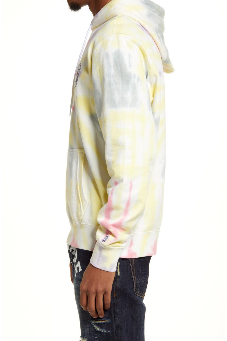 Men's BB Stratosphere Cotton Hoodie, Alternate, color, BLEACH WHITE