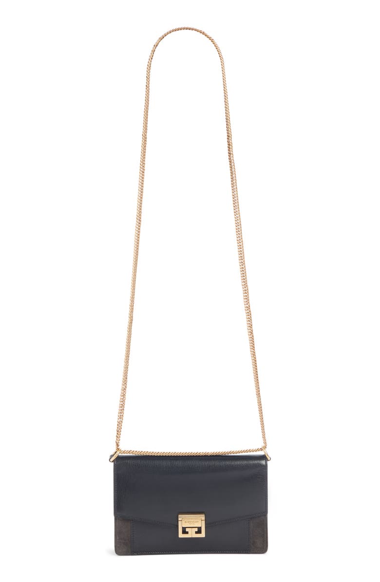 Givenchy GV3 Leather Wallet on a Chain, Main, color,