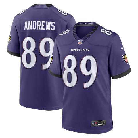 Men's Nike Mark Andrews Purple Baltimore Ravens Team Game Jersey